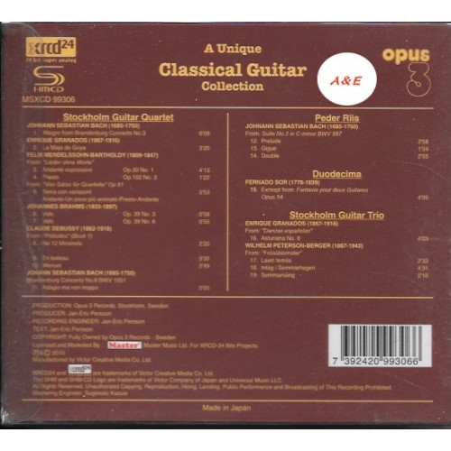 A Unique Classical Guitar Collection SHM XRCD24